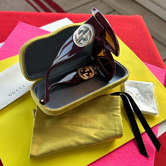 GUCCI Authentic BIG OVERSIZED GG Luxury Sunglasses - Picture 7 of 10